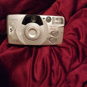 Canon Sure Shot 85 Zoom Gray Camera